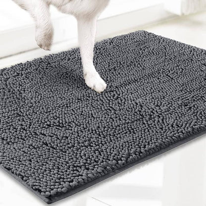 Muddy Mat Shown on TV – Super Absorbent Microfiber Dog Door Mat for Muddy Paws, Non-Slip Washable Pet Rug, Quick Dry Chenille Entryway Carpet, Machine Washable Indoor Outdoor Mat