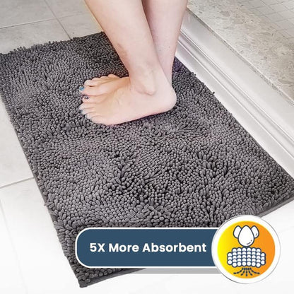 Muddy Mat Shown on TV – Super Absorbent Microfiber Dog Door Mat for Muddy Paws, Non-Slip Washable Pet Rug, Quick Dry Chenille Entryway Carpet, Machine Washable Indoor Outdoor Mat